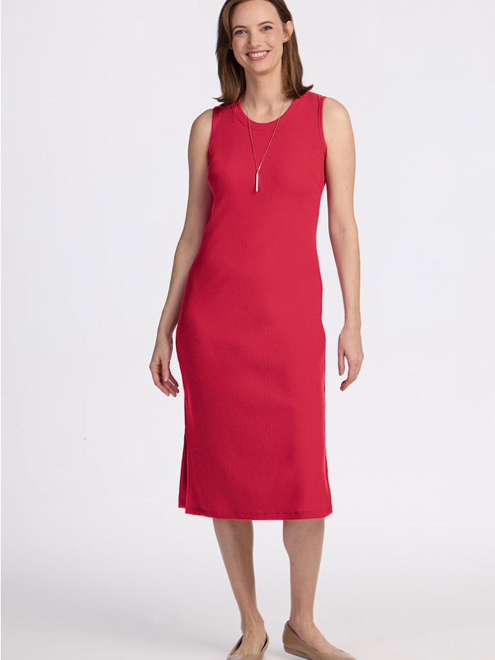 WoolX Iris Ribbed Merino Wool Dress XL Berry Ice Pop NWT